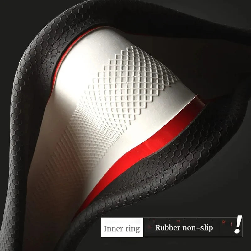 3D Honeycomb Leather Steering Wheel Cover – Durable Anti-Slip Universal Fit for 14.5-15 Inch Wheels