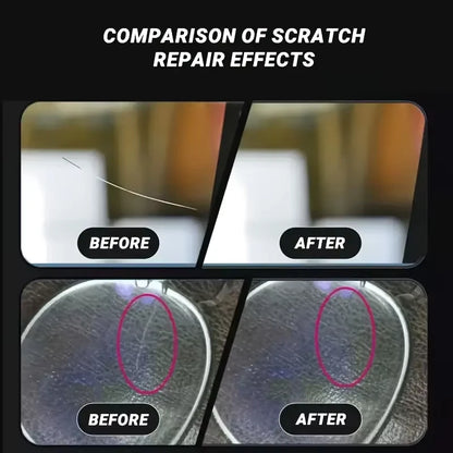 Car Glass Polishing Compound - Windshield Scratch Repair & Mirror Restoration Paste for Glass Brightening