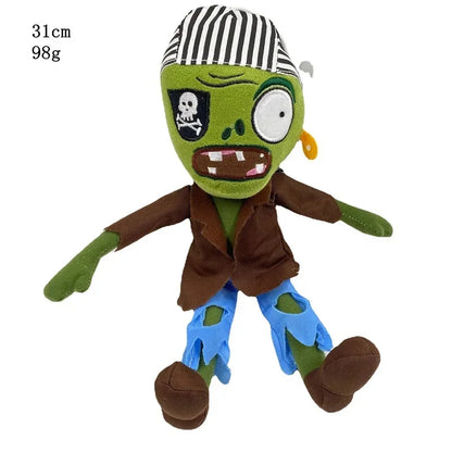 30cm Plants vs. Zombies Plush Toys - Soft Gargantuar, Zombie, and Pirate Zombie Stuffed Dolls for Kids and Fans