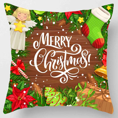 Christmas Pillowcase Set 45x45cm – Festive Cushion Covers for Home Décor & Holiday Gifts