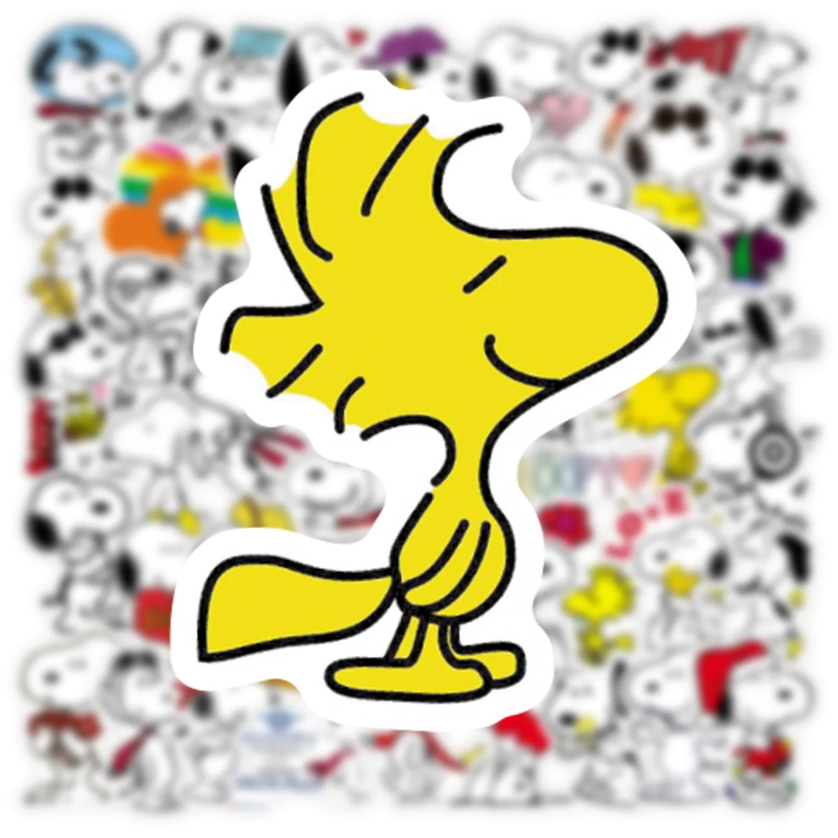 50PCS Snoopy Cartoon Stickers - Cute Dog Decals for Laptops, Skateboards, Water Bottles, Motorcycles, and DIY Decorations