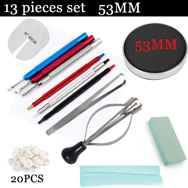 Watch Movement Casing Cushion Pads – Leather Protective Holder for Repair & Battery Change (1/4/6/9/13PCS)