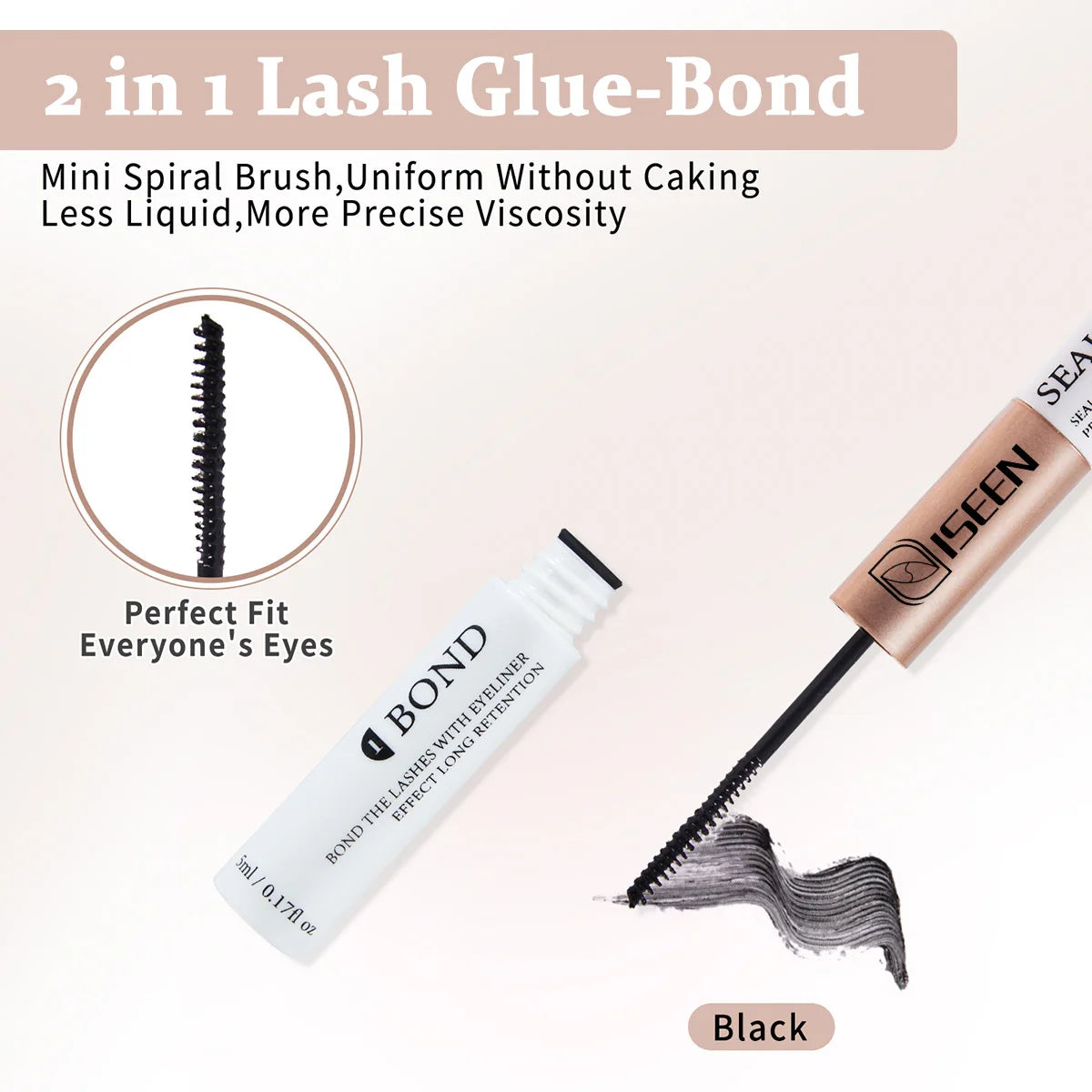 DIY Lash Extension Kit – Mixed Style Lash Clusters with Bond & Seal, Remover, Tweezers & Brush for Natural Volume & Salon-Style Eyelash Extensions
