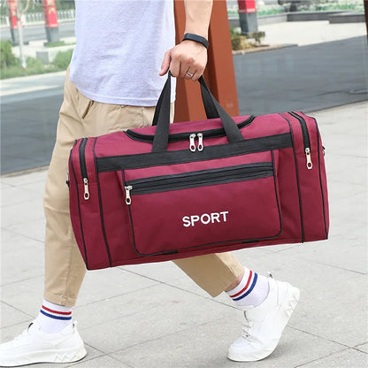 Nylon Travel Duffel Bag for Women & Men – Large Capacity Carry-On, Weekender, Gym & Overnight Sport Tote
