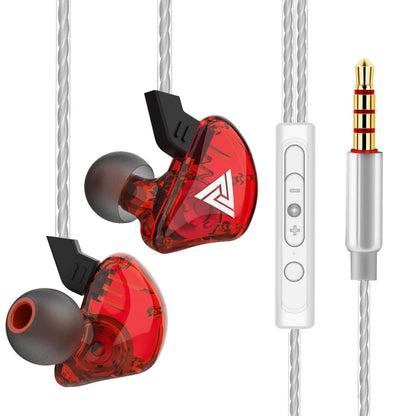 QKZ AK3 Wired Earphones - HiFi Bass Headphones with Microphone for Gaming, Sports & Music