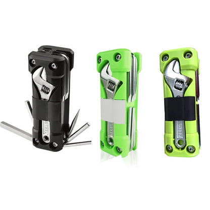 Bicycle Multitool Repair Kit - Versatile Bike Tool Set with Tire Repair Tools, Screwdriver & Chain Accessories for MTB and Road Bikes