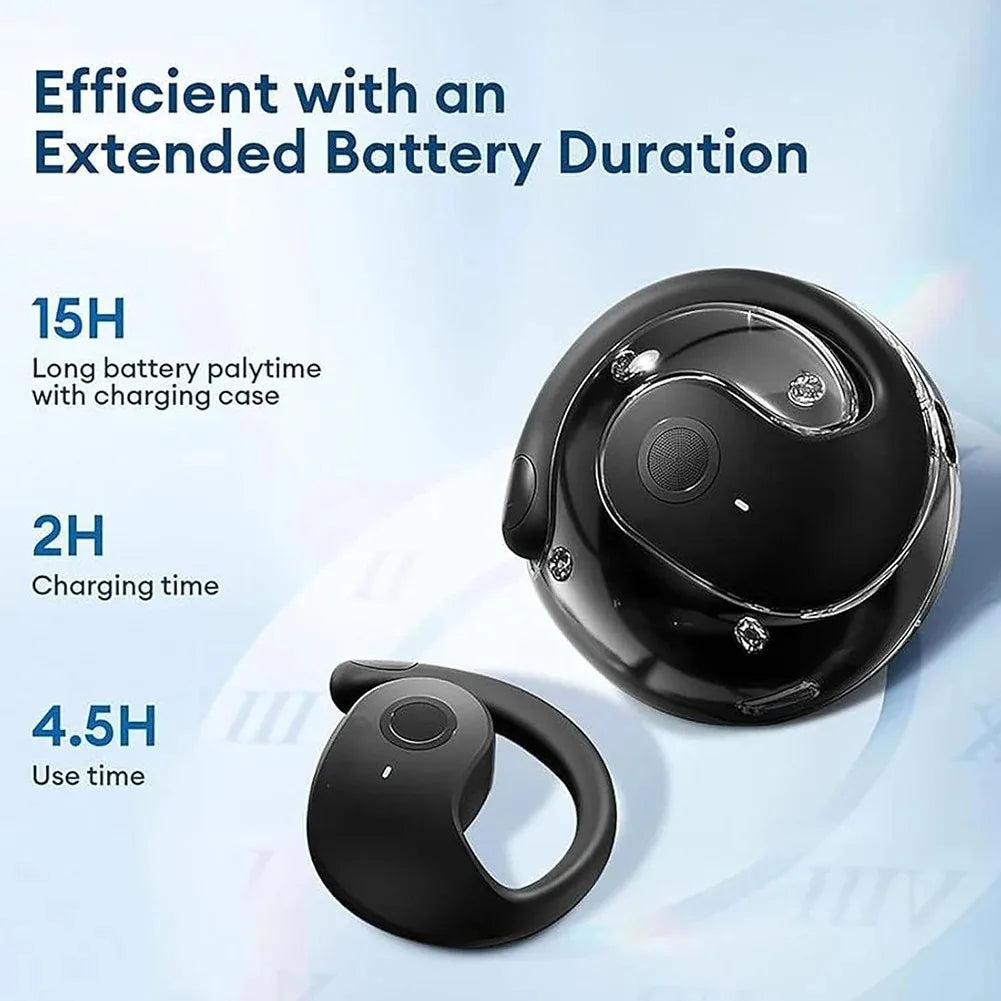 AI Real-Time Translator Earphones — 144 Languages, Wireless Bluetooth 5.3, Noise-Cancelling, IPX7 Waterproof Headphones for Travel