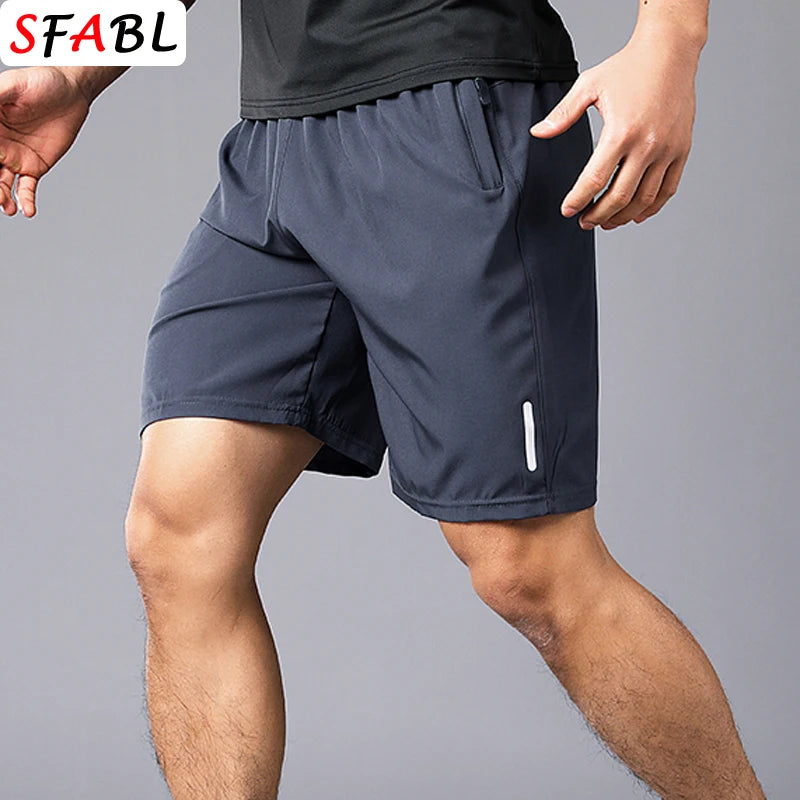 Men's Summer Beach Shorts – Quick-Drying, Breathable Elastic Fitness & Running Casual Shorts