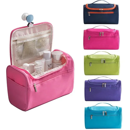 Large Waterproof Travel Cosmetic Bag – Unisex Makeup Organizer Toiletry Storage Pouch for Women & Men Travel Essentials