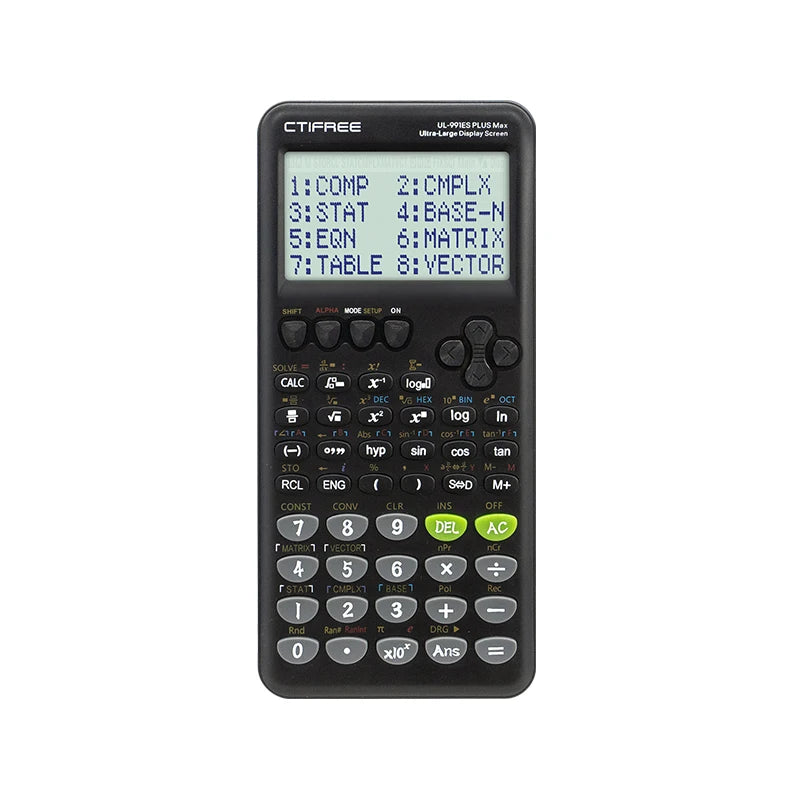 Large Screen Scientific Calculator - 417 Multifunctional Student Exam Calculator