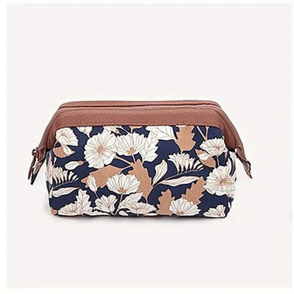 Women’s Flamingo Makeup Bag – Large Travel Toiletry & Cosmetic Organizer Pouch