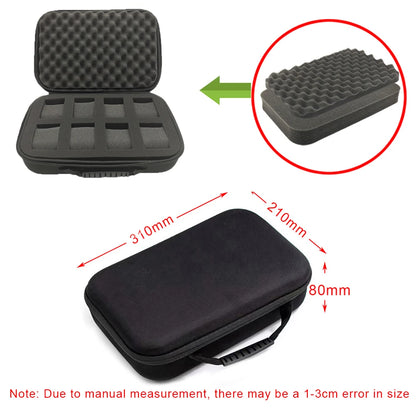 DIY Foam Hard Carry Case Storage Bag – Shockproof Travel Zipper Organizer for Camera & Outdoor Tool Accessories