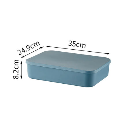 Plastic Storage Box Organizer – Stackable Colorful Baskets for Jewelry, Lipstick, Toys, Underwear & Desktop Snacks
