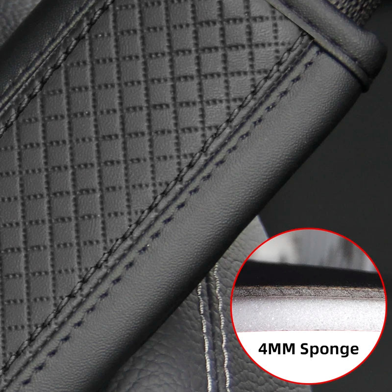 PU Leather Seat Belt Shoulder Cover - Breathable Safety Belt Padding for Car Accessories - Auto Interior Protection