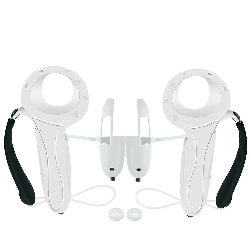 Handle Control for Meta Quest 3S – Strap Controller Grip with Battery Open Touch & Bumper Shelf Accessory