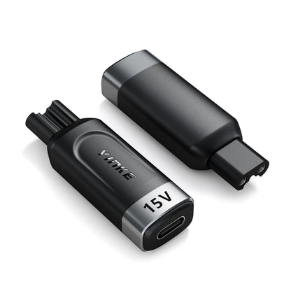 Yinke 15V HQ8505 Type-C Shaver Adapter - Charging Converter for Philips Norelco OneBlade QP6520, QP6530 and QP6510 Trimmers