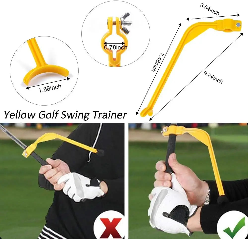 Golf Swing Training Aid Set – Arm Band, Smart Impact Ball & Pump for Posture Correction