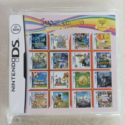NDS/3DS Multi-ROM Game Card — 4300/510/500/208-in-1 Combined NDS Cartridge/Cassette