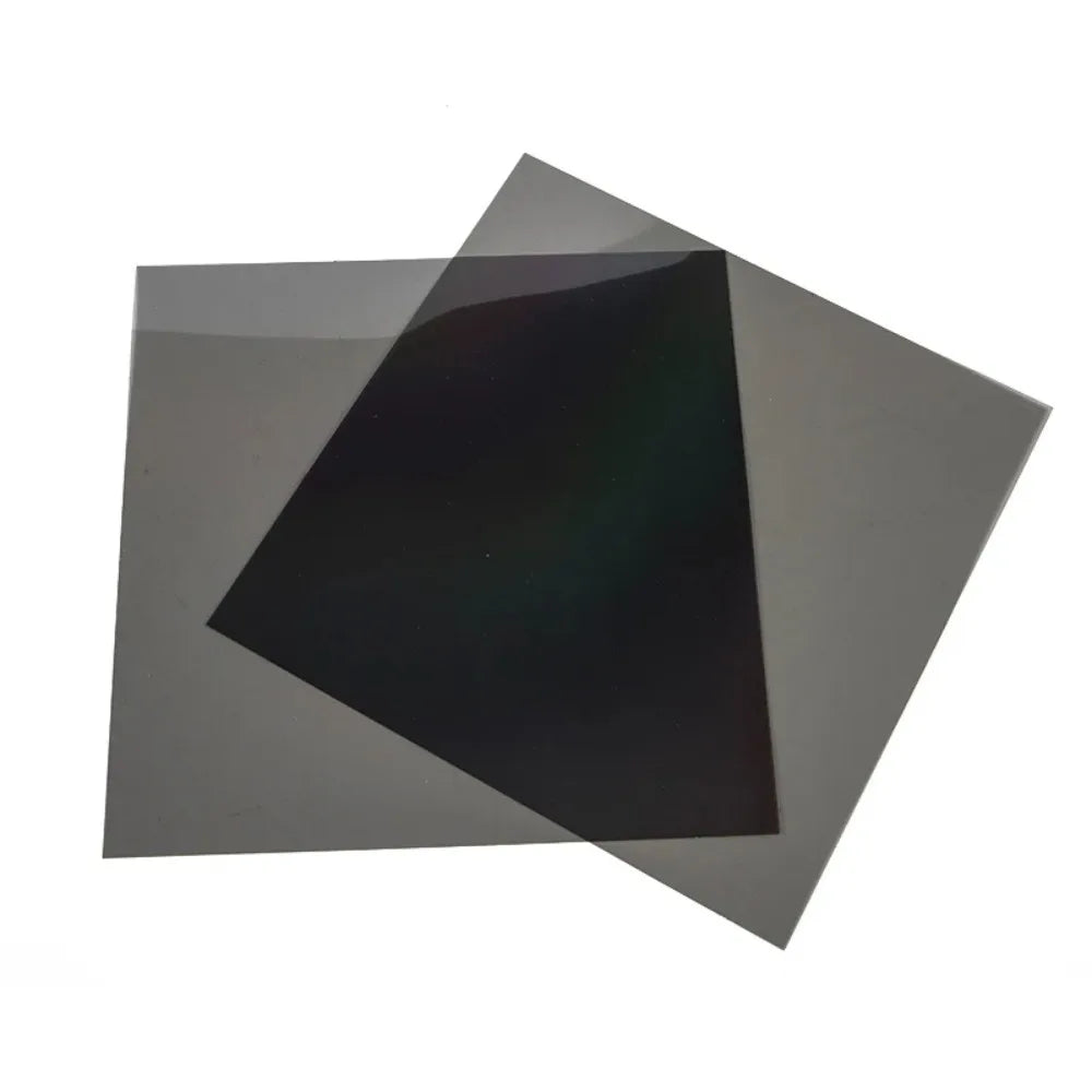 18 × 18cm Polarizing Film Sheet - LCD Screen Repair Polarizer for Watches, Multimeters and Calculators