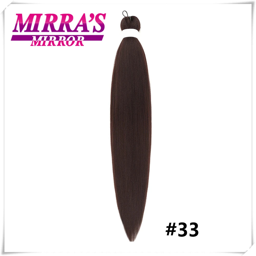 Purple Pre-Stretched Yaki Hair Extensions – Soft Synthetic Jumbo Braids for DIY Ponytail in Pink, Grey, Orange, Red & Blue