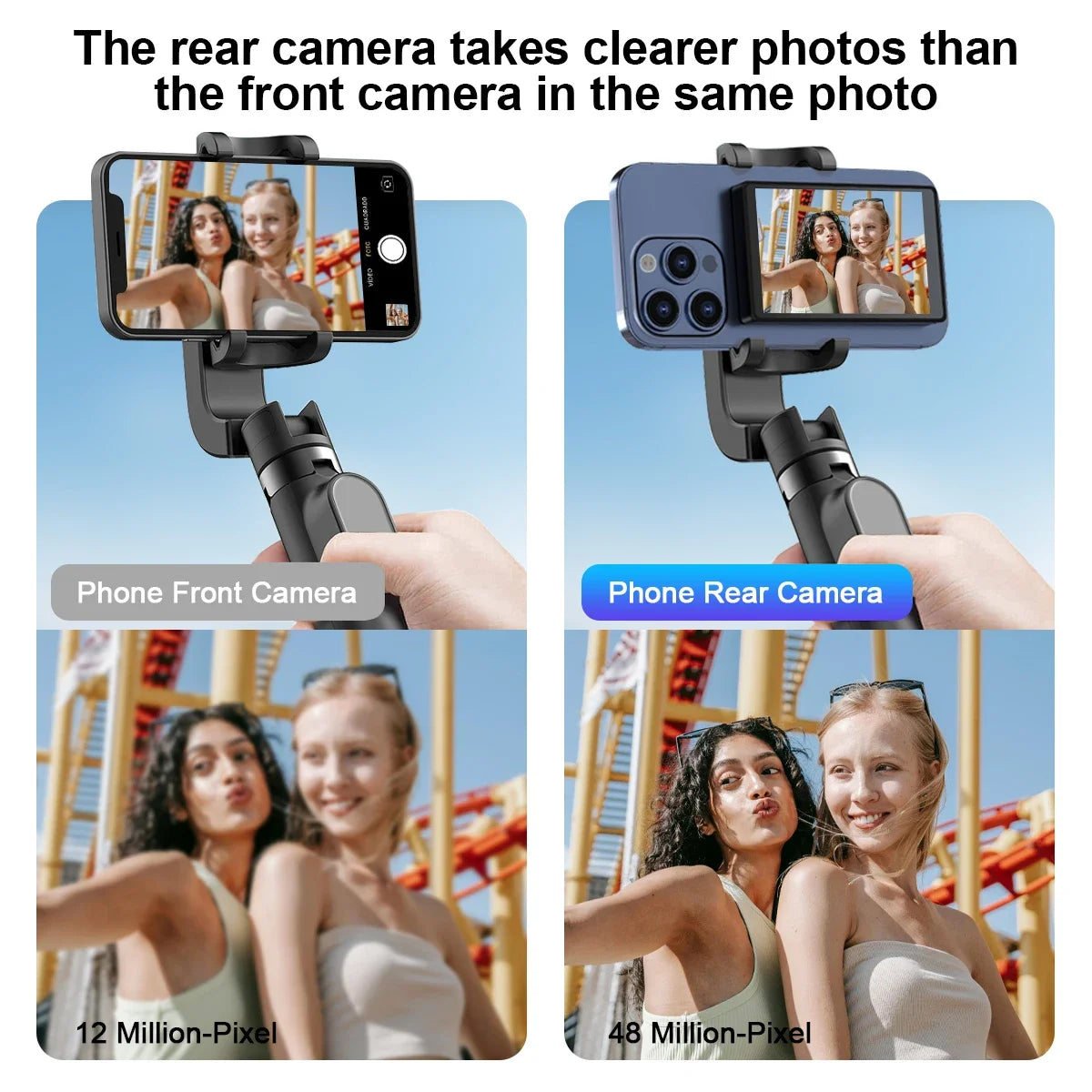 Wireless Magnetic Selfie Monitor Screen - Smartphone Vlog, Live Stream & Video Recording Tool