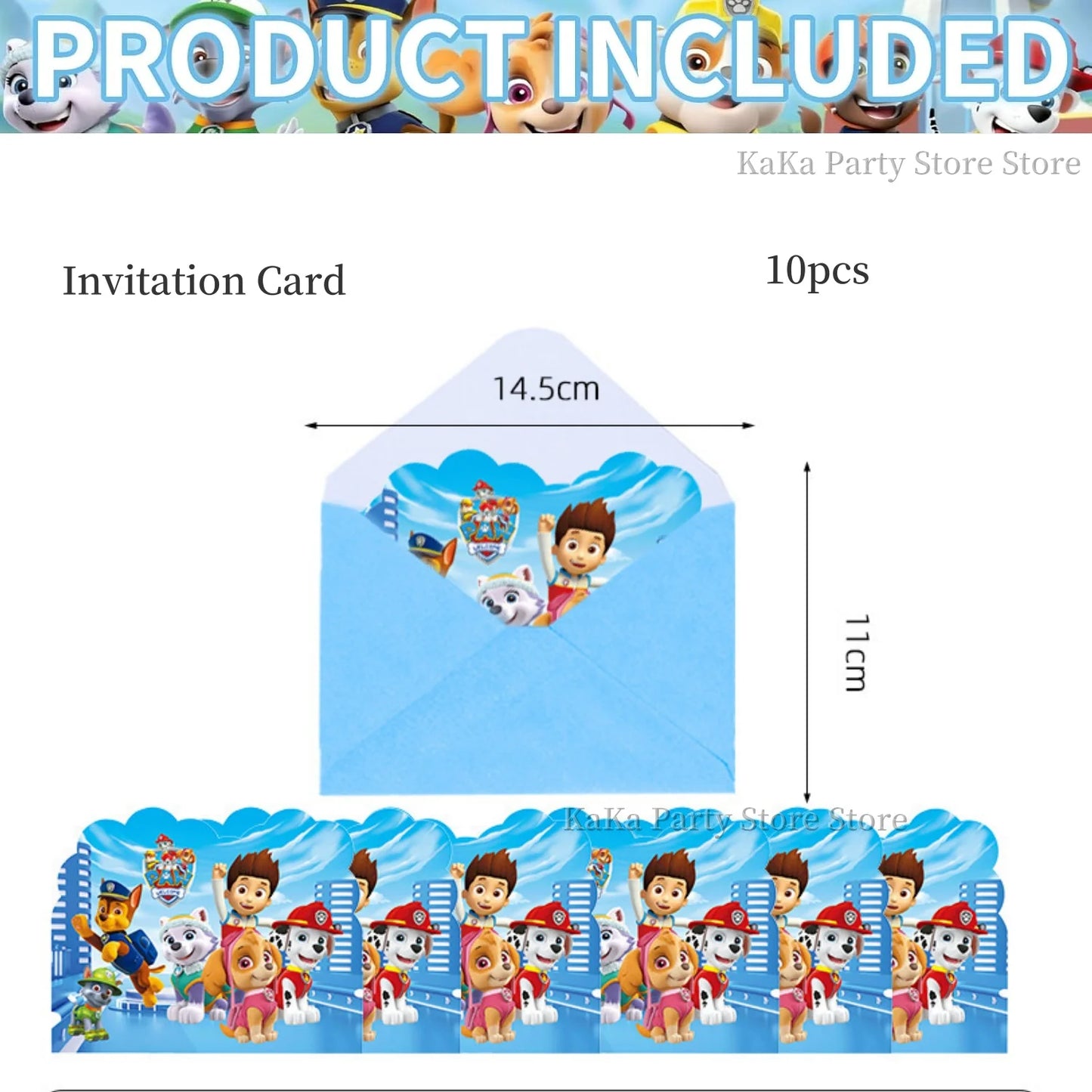 PAW Patrol Birthday Party Supplies Set – Tablecloth, Plates, Cups & Balloons Kids Party Decor for Birthday, Baby Shower & Favors