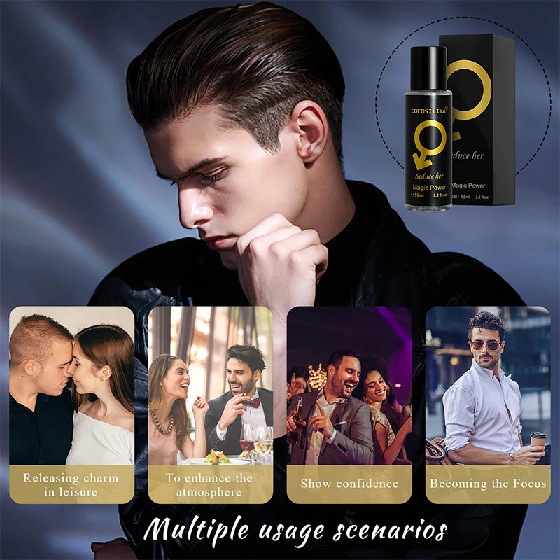 Pheromone Midnight Temptation Unisex Perfume – Irresistible High-End Couple Fragrance to Attract Opposite