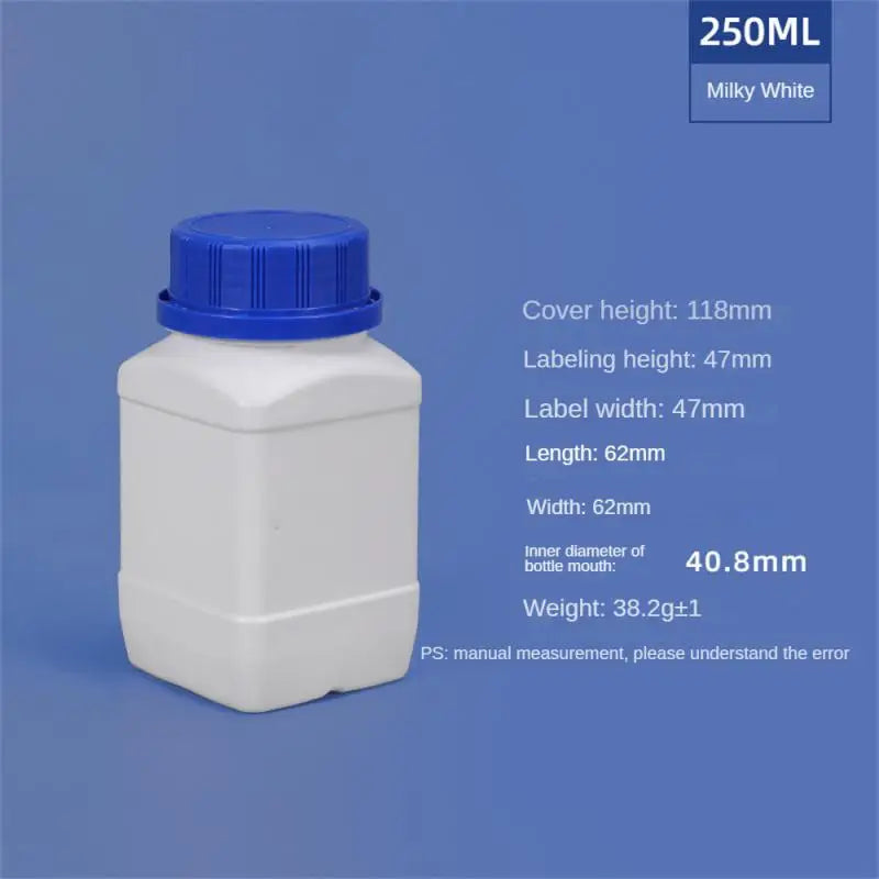 Empty Plastic Bottles 250ML/500ML/1L — HDPE Liquid, Cosmetic, Food & Chemical Storage Containers