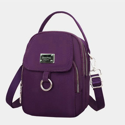 Women’s Mini Multi-Color Crossbody Bag – Compact Shoulder Bag for Daily Casual Outings, Campus, and Commute