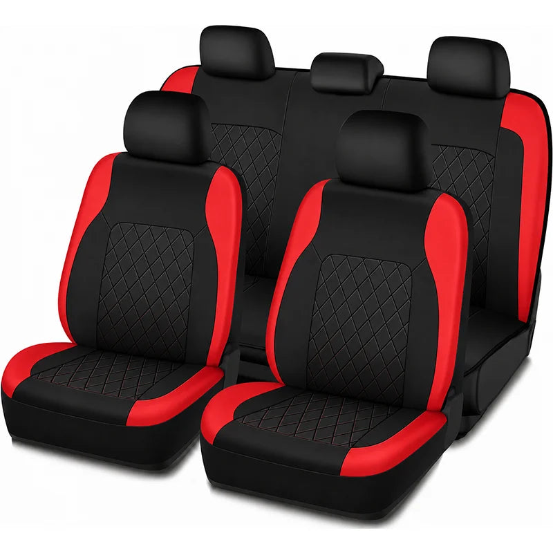 PU Leather Car Seat Cover - Artificial Leather Interior Seat Protector