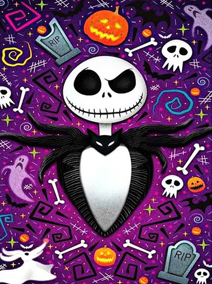 Disney The Nightmare Before Christmas Diamond Painting Mosaic – Sally & Jack Skellington Home Decor