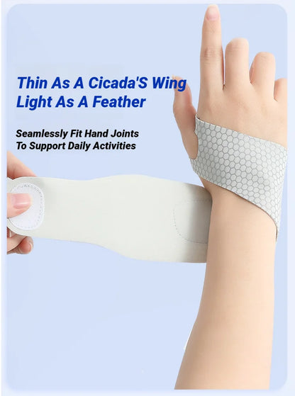 Adjustable Ultra-Thin Wrist Strap — Breathable Support for Sprains, Pain Relief, Gym Exercise, Arthritis & Carpal Tunnel