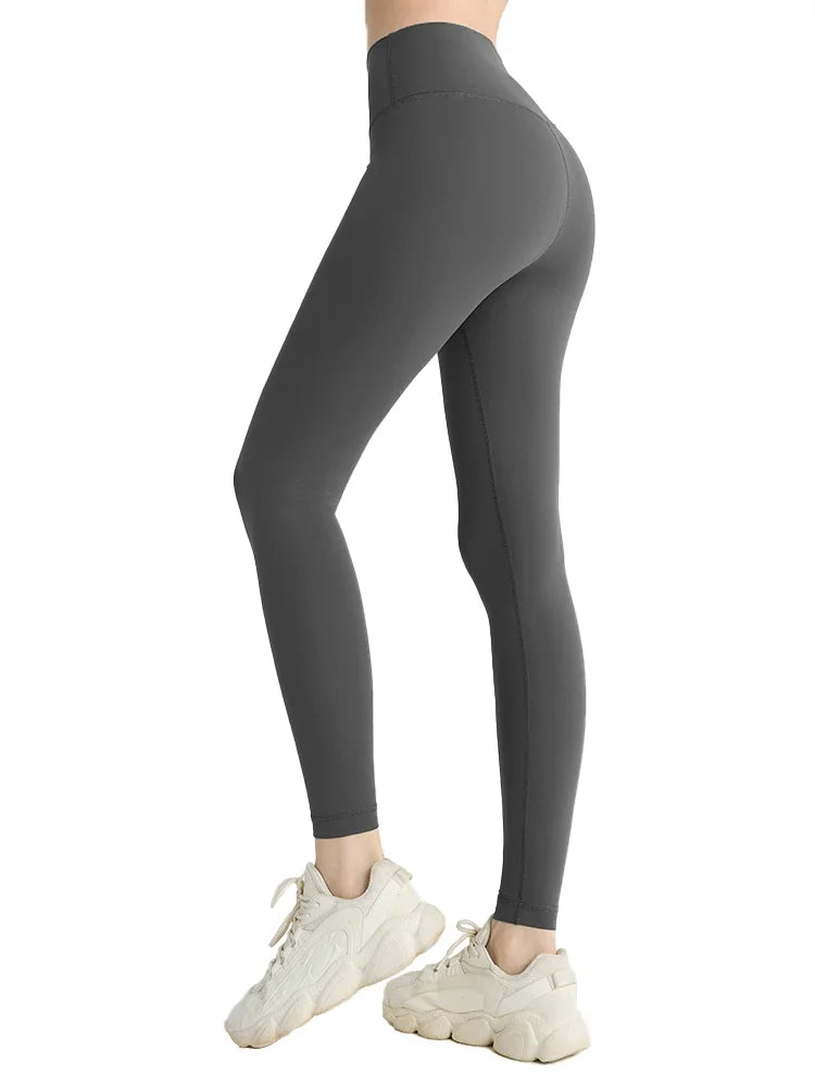 Naked Feeling Yoga Leggings for Women – High-Waisted Hip Lifting Fitness, Running & Cycling Pants
