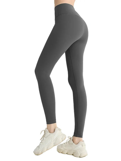 Naked Feeling Yoga Leggings for Women – High-Waisted Hip Lifting Fitness, Running & Cycling Pants