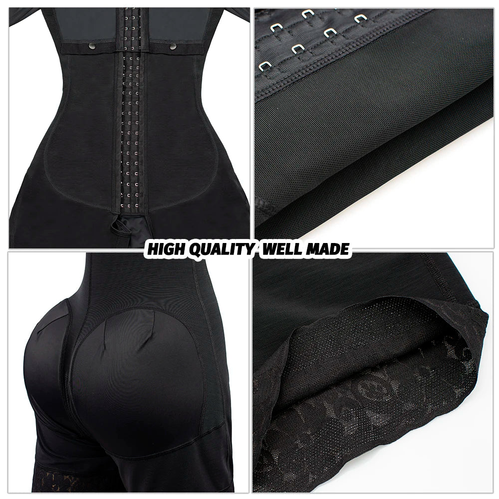 Colombian Girdle Shapewear – Tummy Slimming Bodysuit Corset, Full Body Reducer & Postpartum Shaper