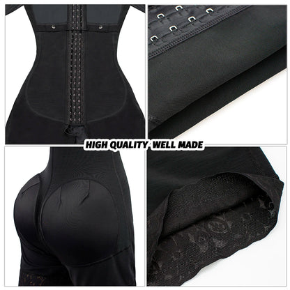 Colombian Girdle Shapewear – Tummy Slimming Bodysuit Corset, Full Body Reducer & Postpartum Shaper