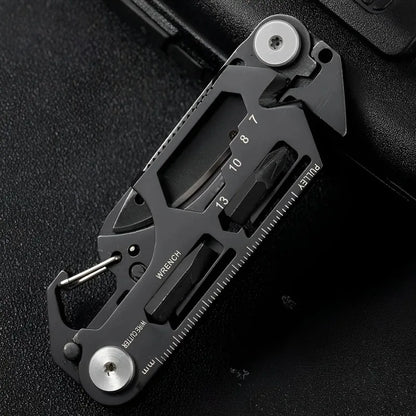 Multifunctional Outdoor Tool - Folding Molle Scissor Army Knife, Mini Bicycle Repair & EDC Camping Gear Equipment
