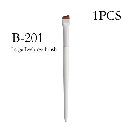 Upgrade Blade Eyeliner Brush | Ultra-Thin Fine Angle Flat Brush for Eyebrows & Under-Eye Makeup | Precise Detail White Brush