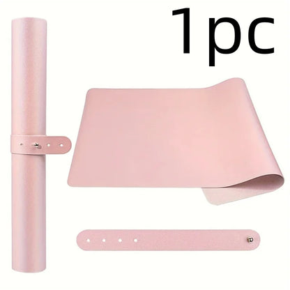 Nail Art Table Mat - Soft Foldable PU Leather Manicure Hand Rest Pad