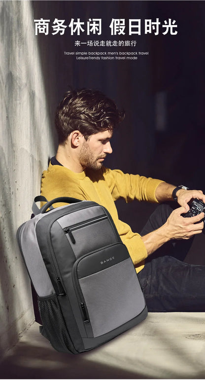 Bange Men’s Laptop Backpack – Designer School, Motorcycle, Tactical & Travel Bag for Boys