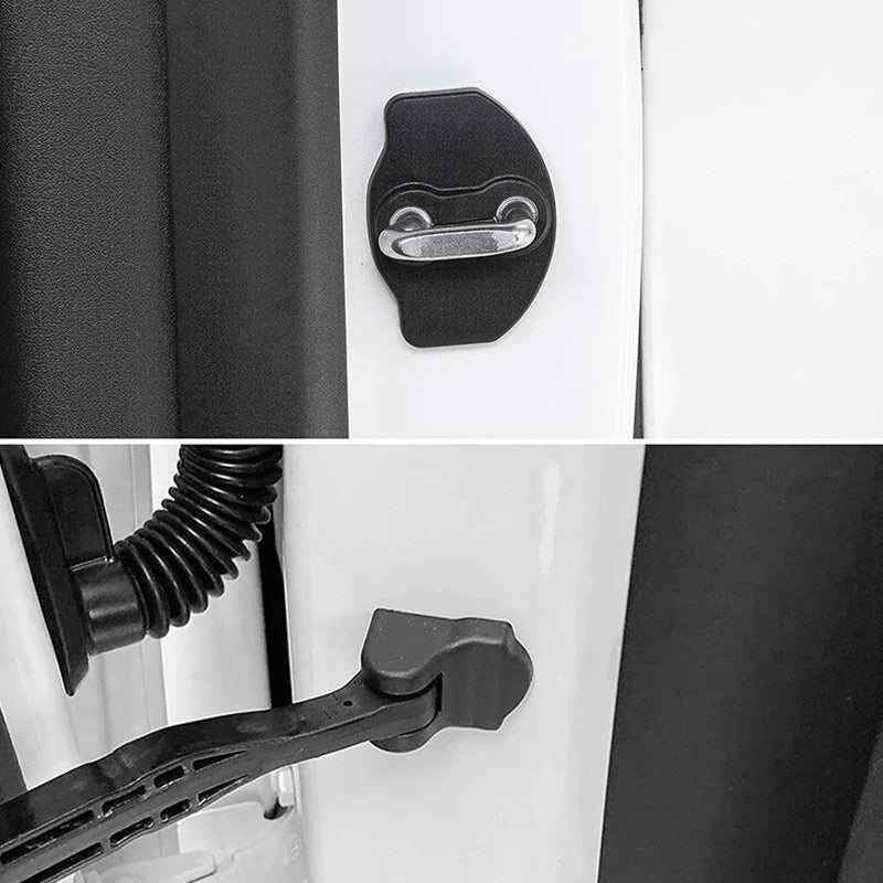 Tesla Model 3/Y Juniper & Highland 2019–2026 Door Lock Limiter Protector - ABS Door Stopper and Latch Guard Cover Kit