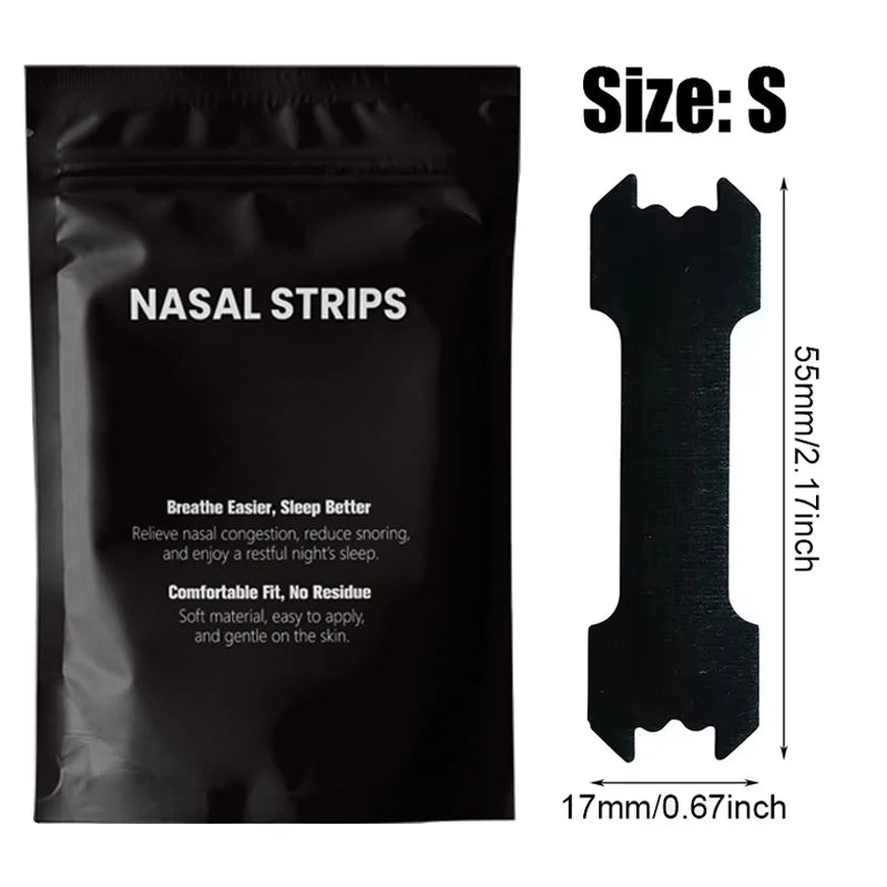 30/60/90PCS Anti-Snoring Nose Patch Set – Extra Strength Nasal Strips for Better Breathing & Sleep Aid