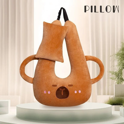 Children’s Car Neck Pillow – Comfortable Kawaii Headrest for Travel & Car Interior
