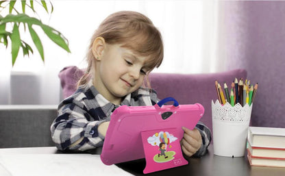 New Cartoon Pattern Kids Tablet – 7 Inch, Quad-Core, 4GB RAM, 64GB ROM, Android Learning & Education Games, Children's Gift