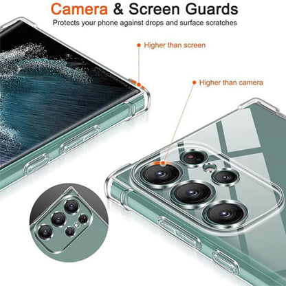 Clear Shockproof Case for Samsung Galaxy - Transparent Protective Cover for S25, S24, S23, S22, S21, A56, A55, A54 & More