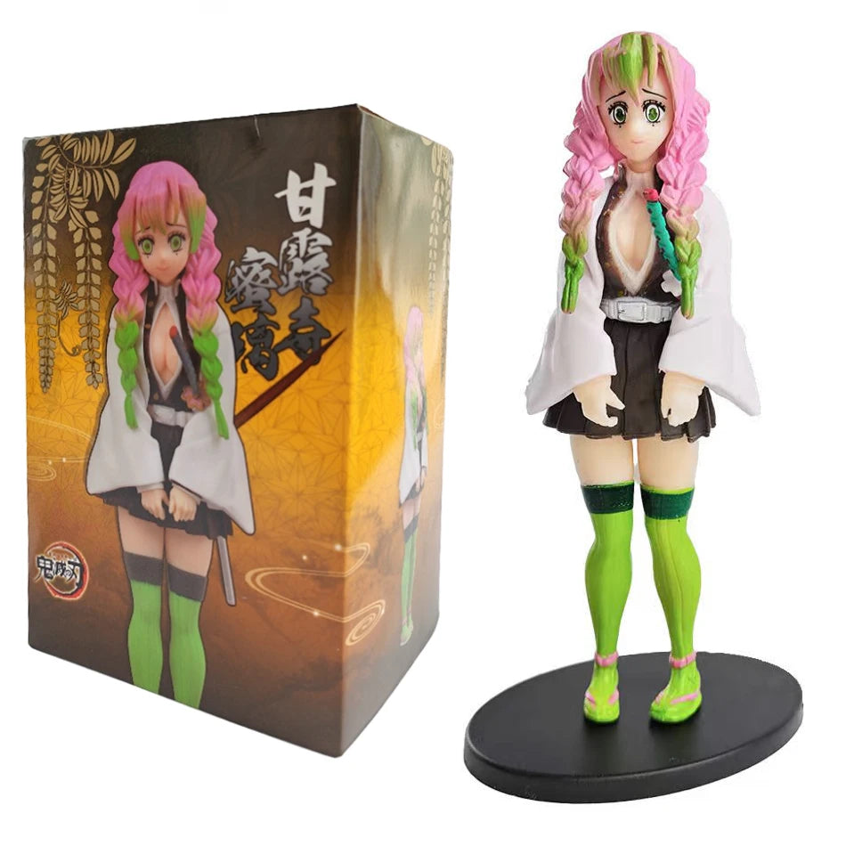 Demon Slayer Kimetsu No Yaiba Action Figures – Tanjirou, Zenitsu & Nezuko PVC Model Toys