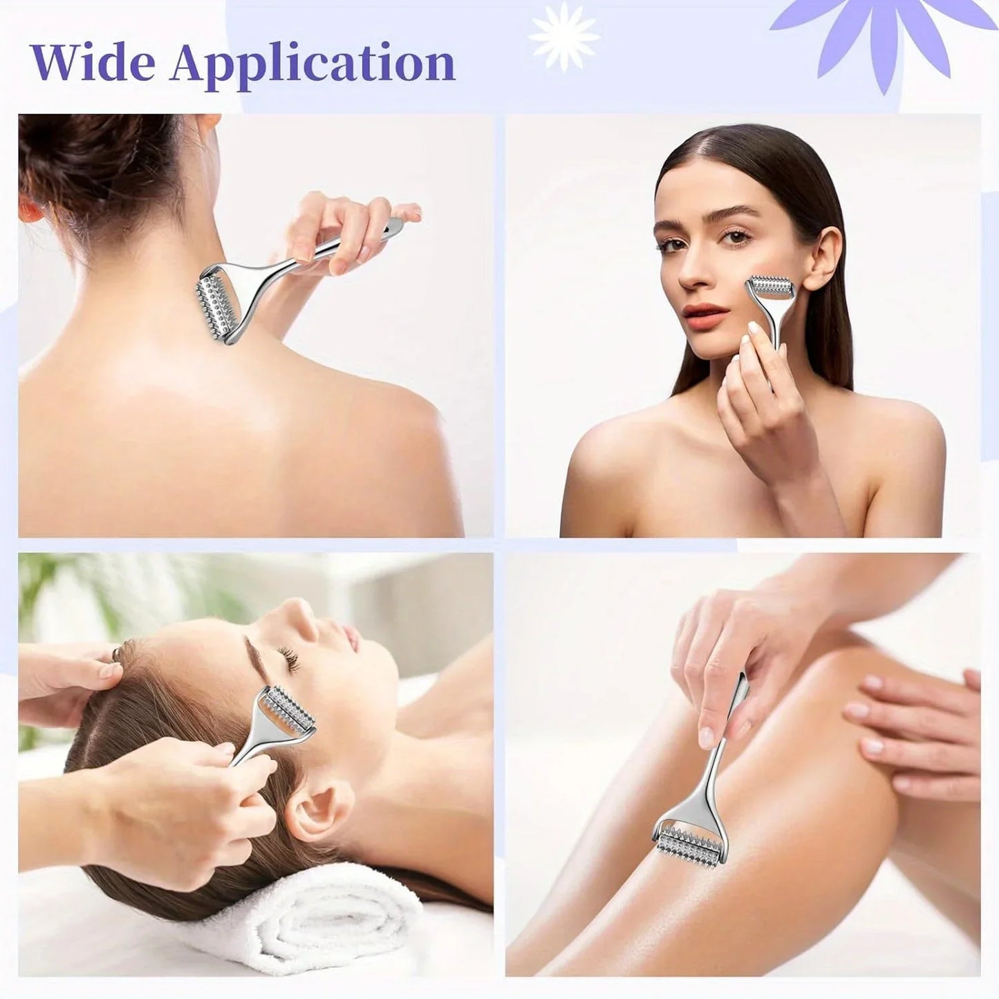 Newest Stainless Steel Full Body Ice Roller – Face & Eye Massager for Firming, Lifting, and Tightening Skin