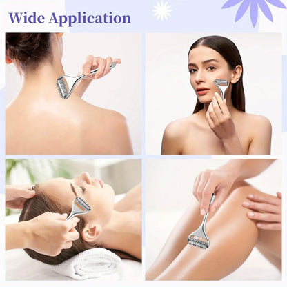 Newest Stainless Steel Full Body Ice Roller – Face & Eye Massager for Firming, Lifting, and Tightening Skin