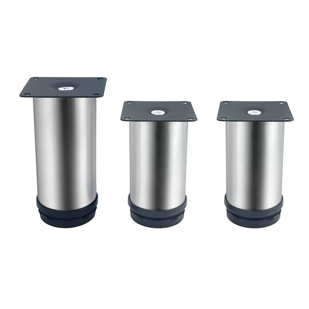 Stainless Steel Adjustable Sofa Legs | Furniture Cabinet Support Legs for Tables, Sofas, & Beds