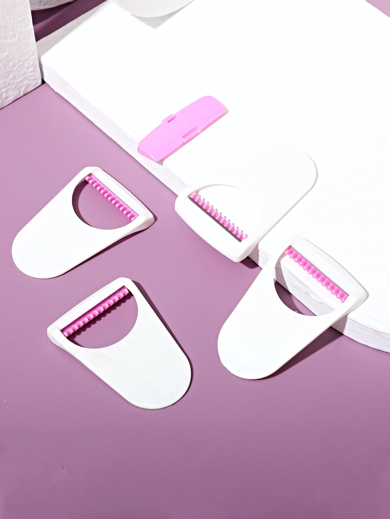 ALSHABAB 6PCS Disposable Razors for Women — Pink 1-Blade Manual Shaver for Body & Bikini Hair Removal
